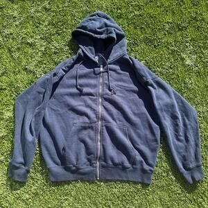 Brandy Melville Hoodie Navy Blue Oversied One Size